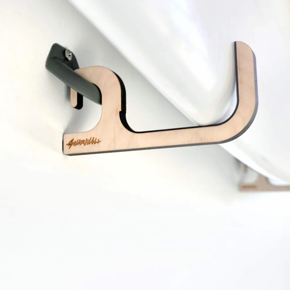 GNARWALL Soporte de Pared Horizontal para Tabla de Surf para Shortboard, Longboards y Jinetes de Olas