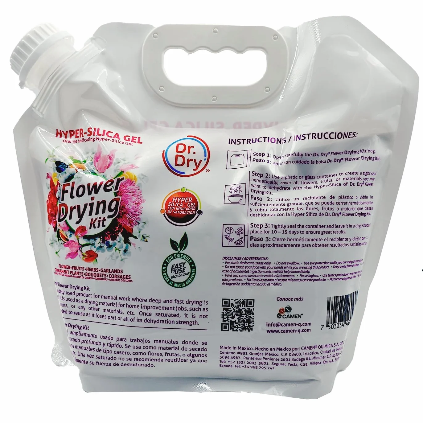 Dr. Dry Silica Gel Secado de Flores y Frutos 2.2 kg