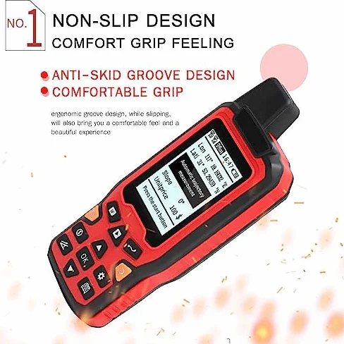 Dispositivo GPS de mano para topografía y navegación precisa, diseño antideslizante, ideal para bosques, tierras agrícolas, montañas, minas y zonas de lago