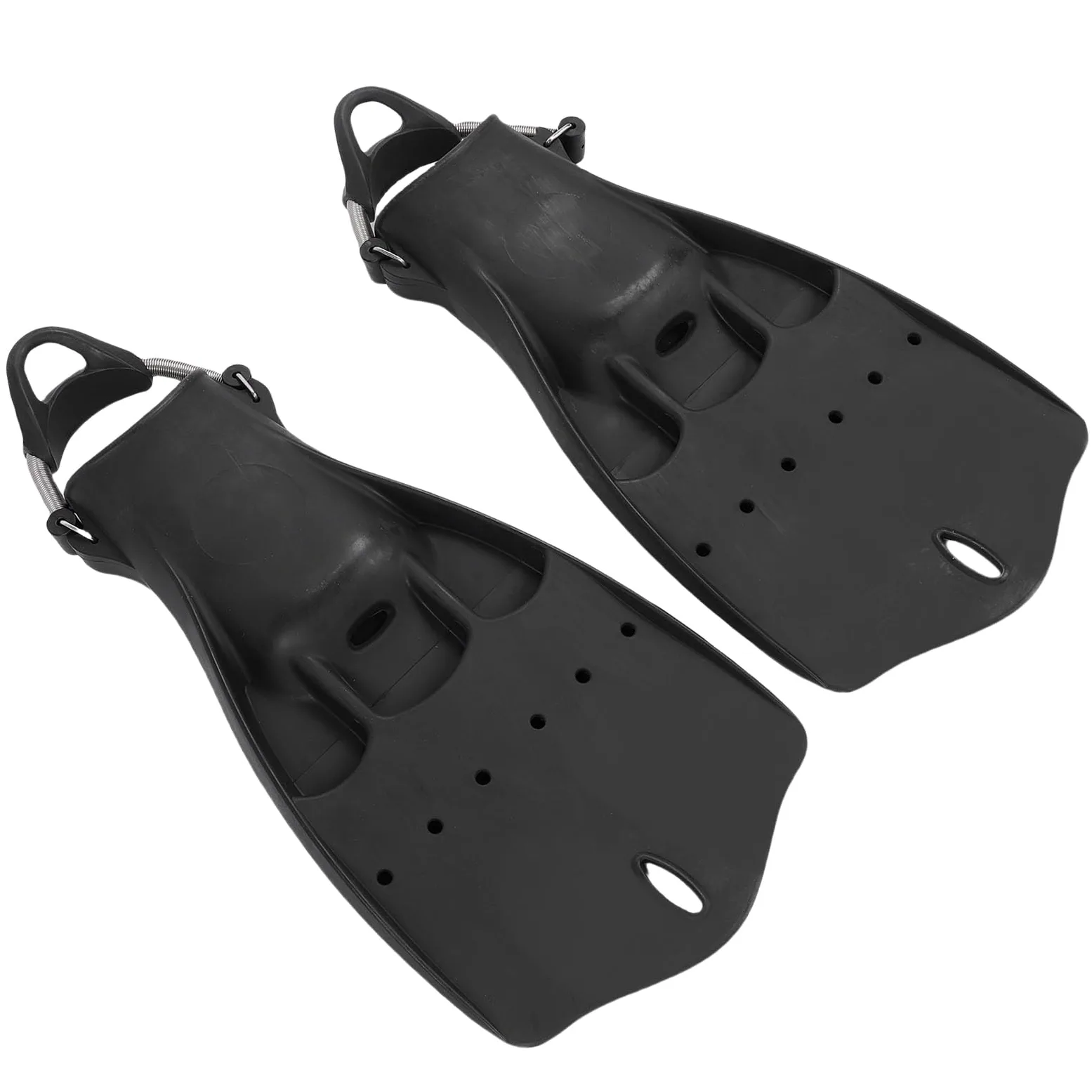RiToEasysports Aletas de Buceo 2 Piezas con Hebillas Ajustables de Resorte, Aletas de Goma para Snorkel para Natación, Freediving
