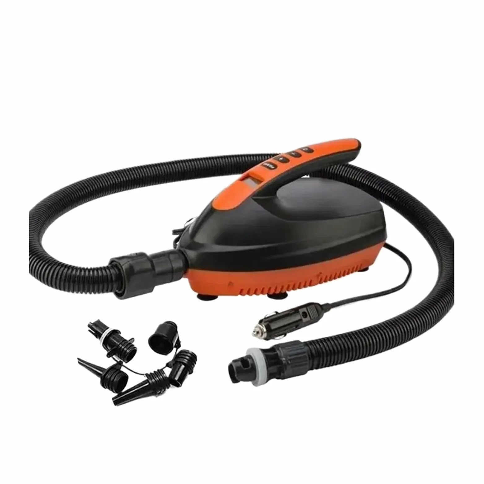Inflador Electrico, Inflador eléctrico premium de 12 V for vehículos, bomba de alta presión for tablas de surf y botes inflables.