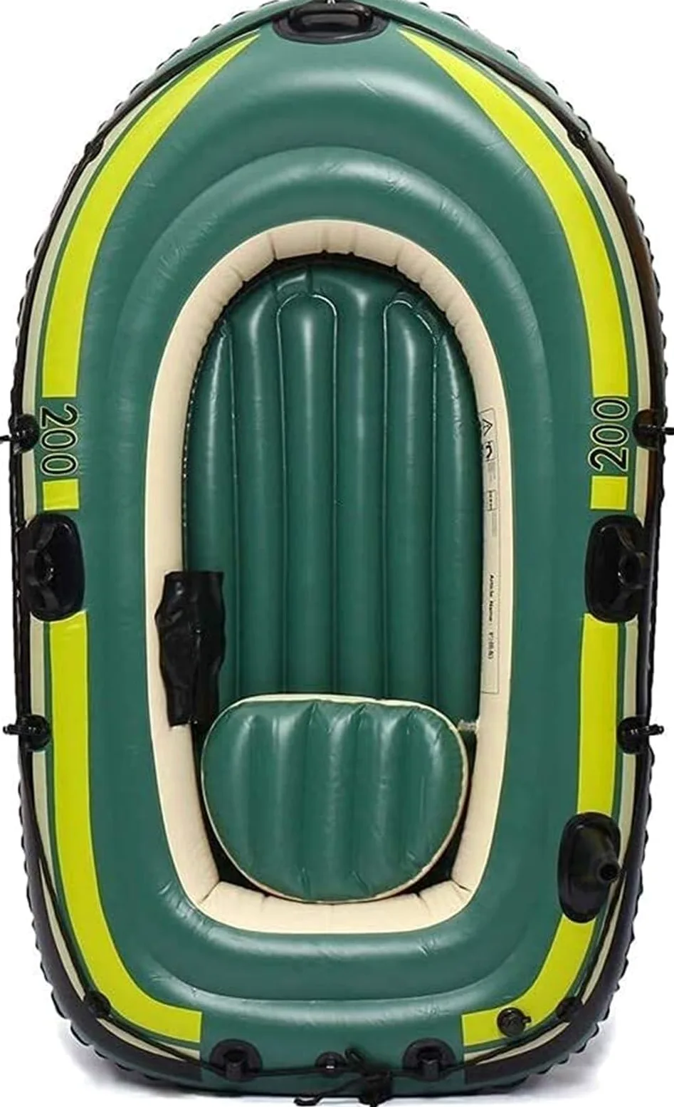 Kayak Inflable Doble Bote de plástico Kayak Bote de Pesca Bote Inflable Bote de Goma Espesado 188X108cm