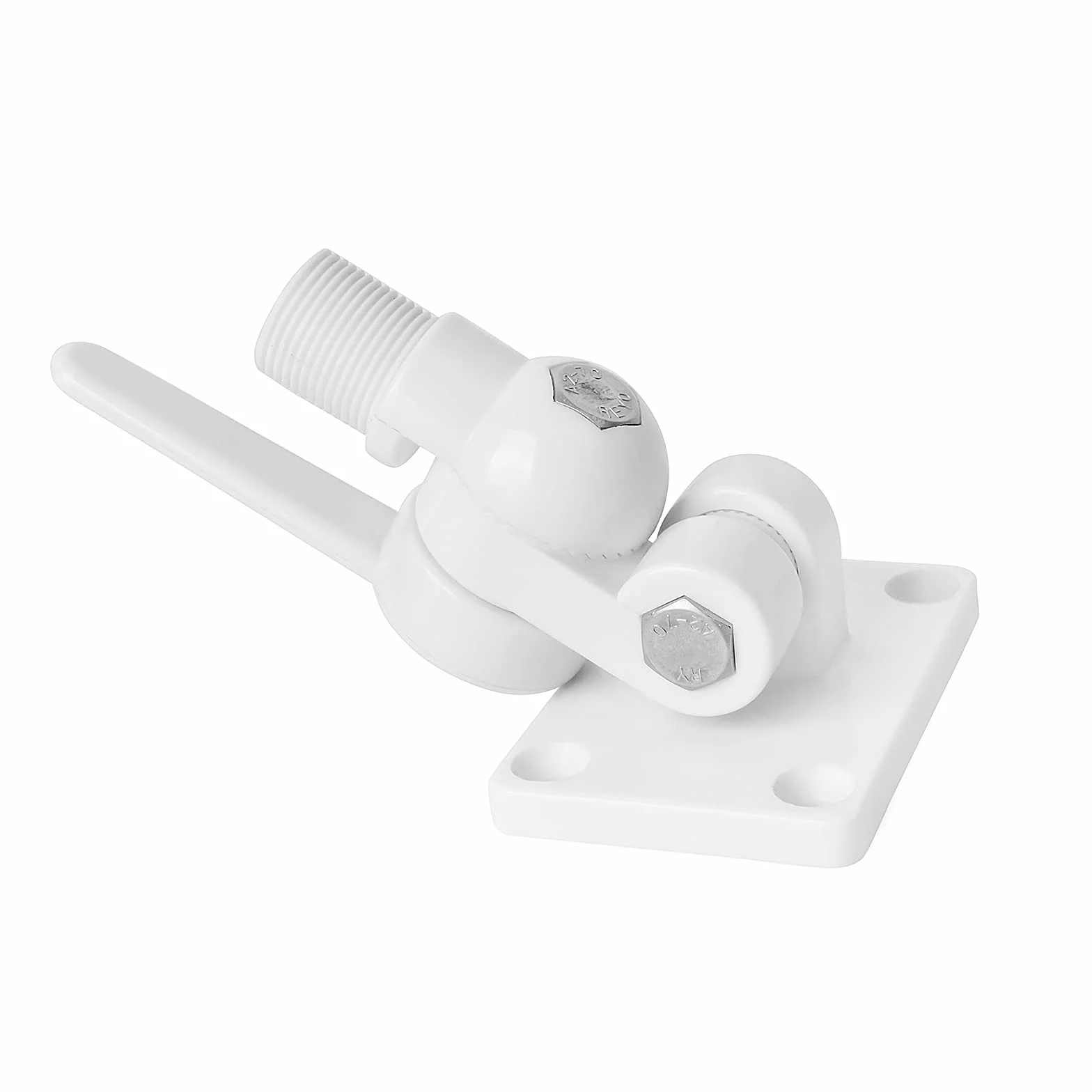 HYS Antena de Fibra de Vidrio Marina VHF 1,1 m/43,7 Pulgadas de Ganancia Antena 7 Metros alimentador coaxial con Conector PL-259, Adecuado para Yates, cruceros, automóviles, Camiones
