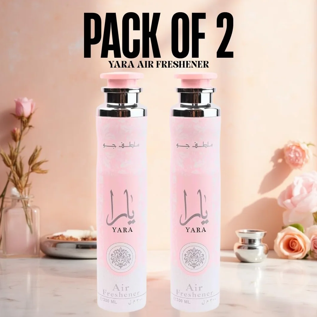 Ambientador Yara, Rosa, 300 ml - Paquete de 2
