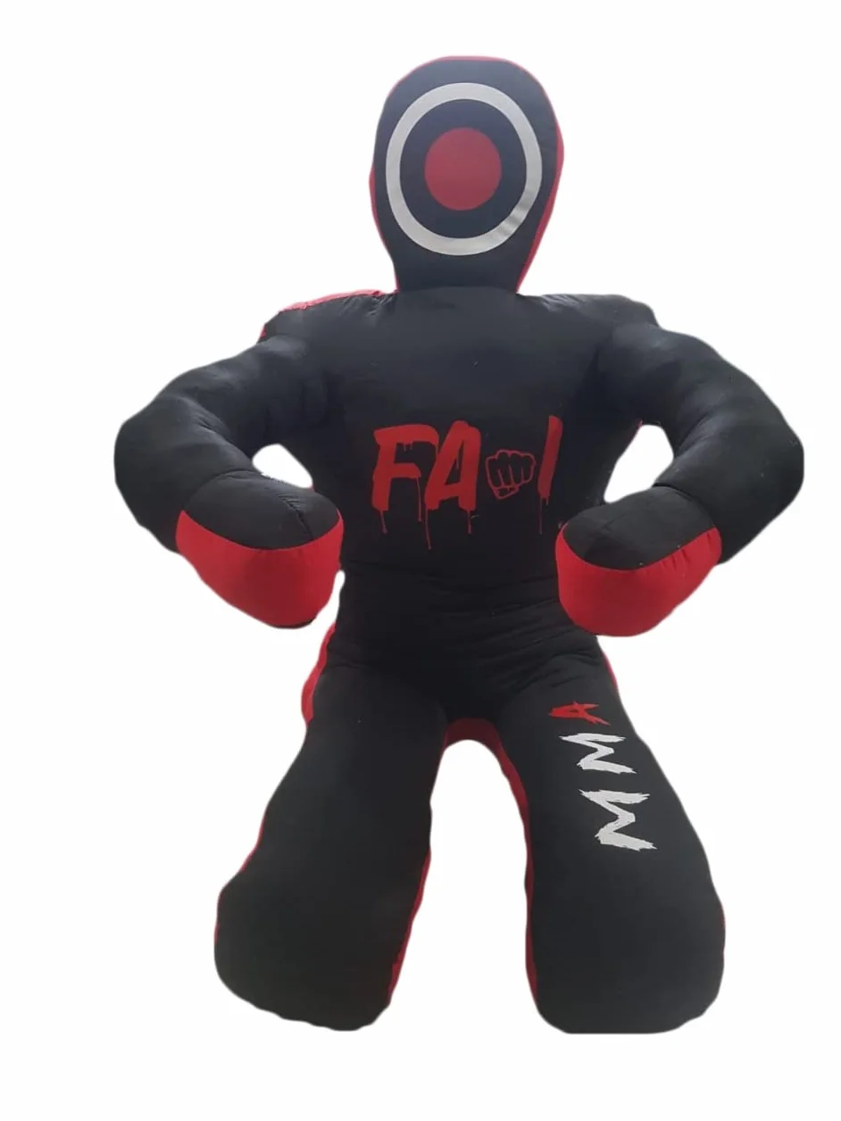 MMA Wrestling Grappling Dummy, tiro, boxeo, práctica, karate, judo, BJJ, lienzo premium, sentado, lienzo - sin llenar