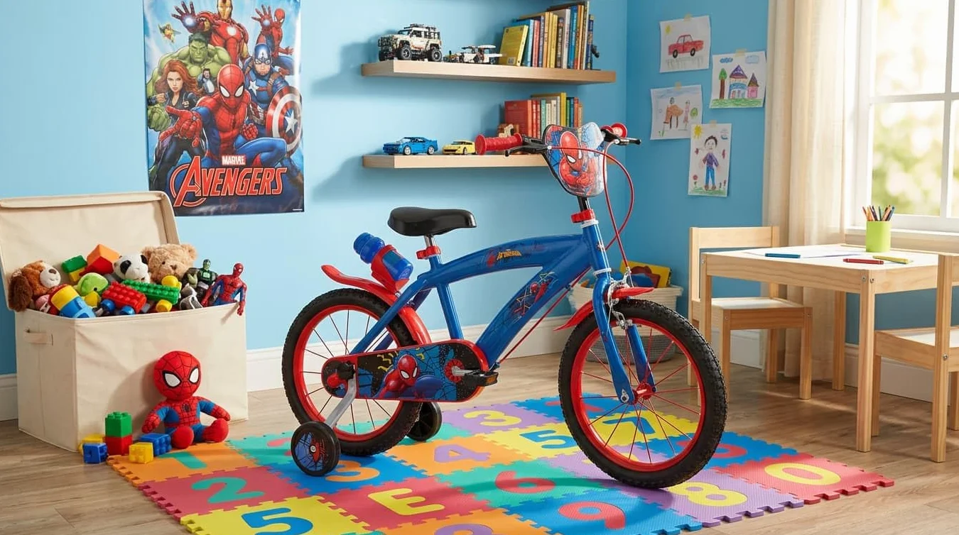 TOIMSA Bicicleta 16" Spiderman Huffy 5/8 Años