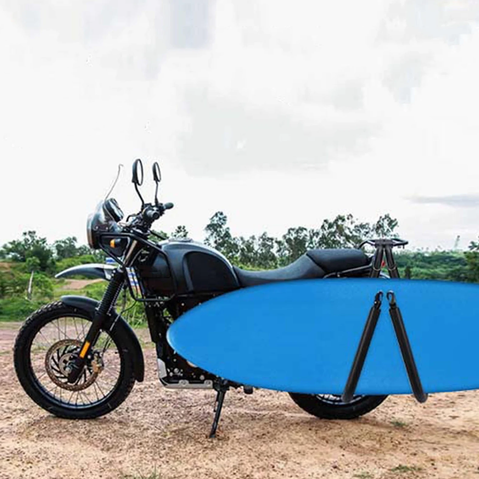 Soporte Para Tabla De Surf De Motocicleta Soporte Ajustable y Portátil para | Soporte Y Sujeción Para Tablas De Surf Para Scooter Motocicleta Y Bicicletas De Carretera O