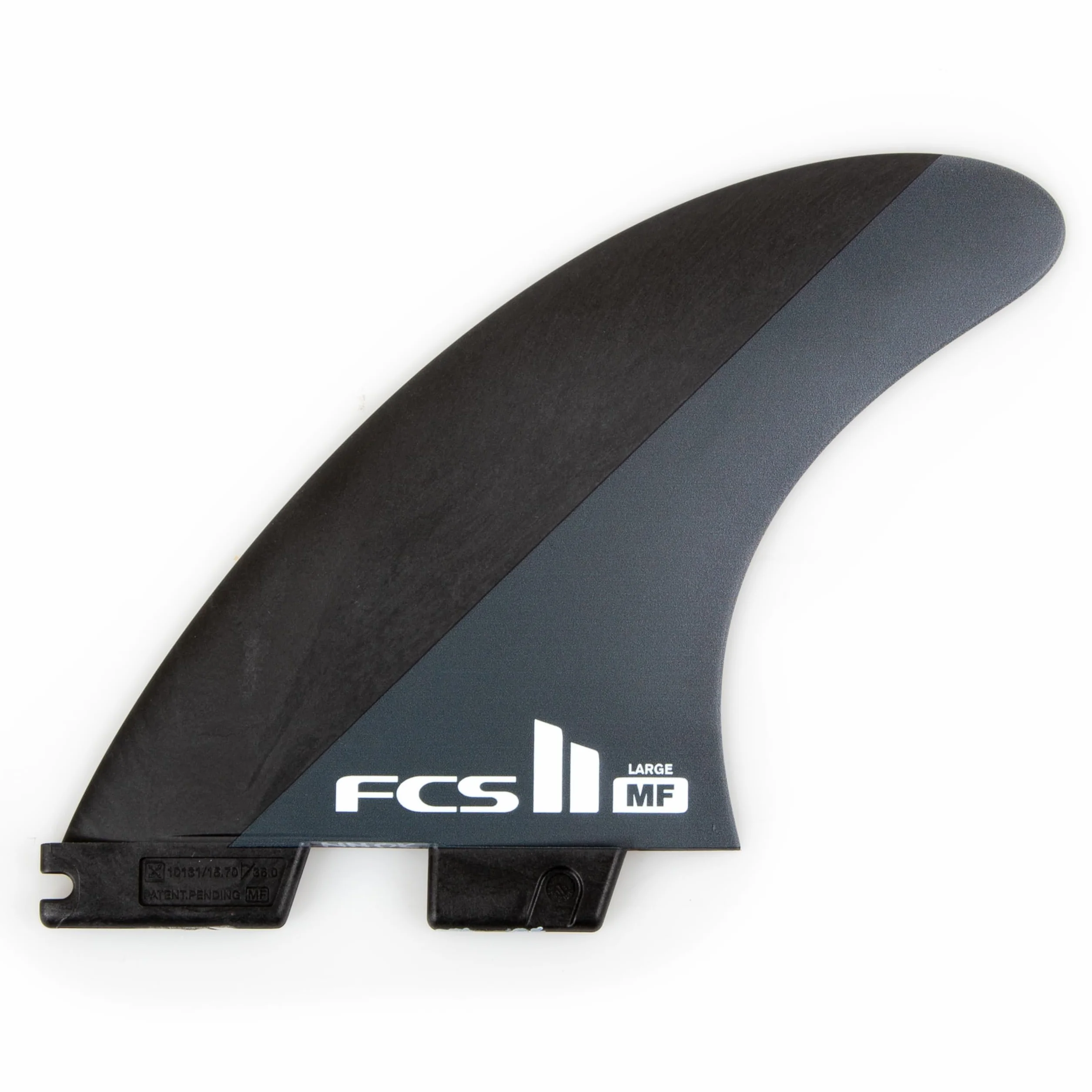 FCS II Mick Fanning Neo Carbon Tri Finnen Set 2024 Black/Charcoal