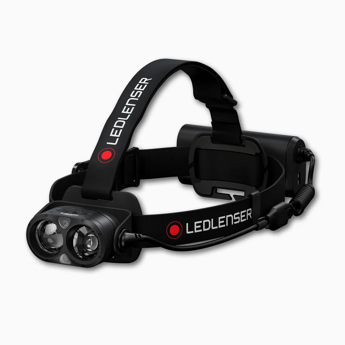 Ledlenser H19R Core Linterna Frontal Recargable, 3500lm, Alcance 330m, IP68 | Haz focalizado, amplio y luz roja independientes, 20 h de autonomía, intensidad regulable, 374 g, para pescar, acampar | 2020