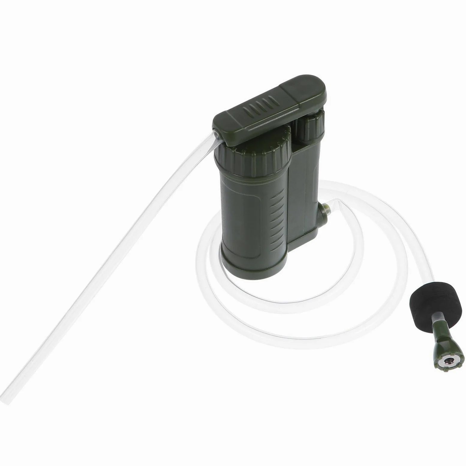 SECFOU Purificador de Agua Portátil Mini Filtro Abs Seguro y Sencillo para Camping y Emergencias al Aire Libre