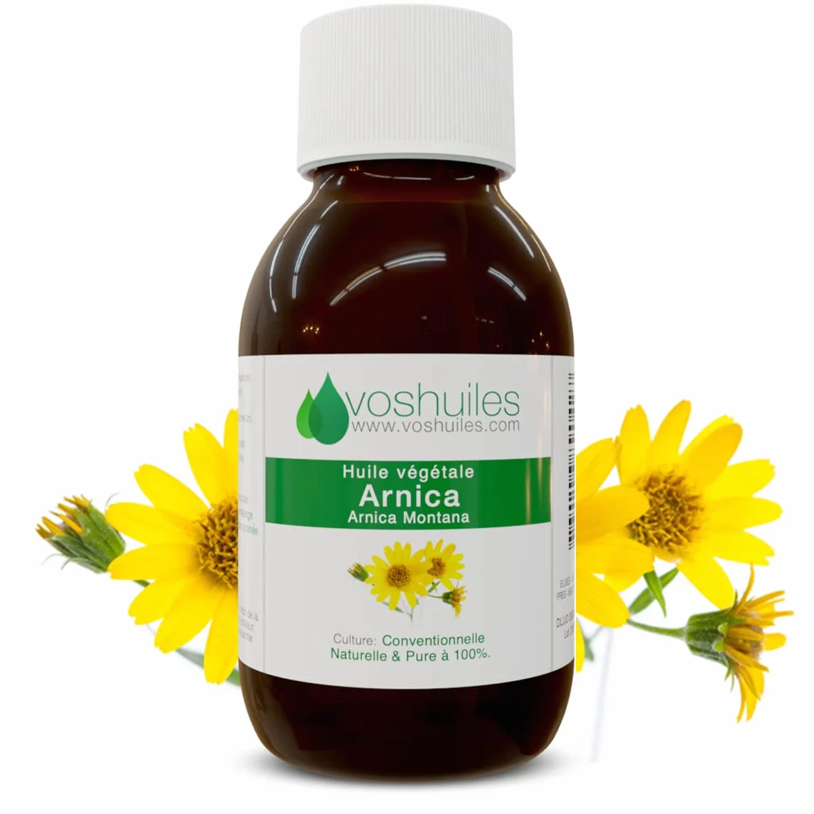 Aceite vegetal de flores de árnica 100% puro natural Árnica Montana 100 ml para piel preparación deportiva recuperación