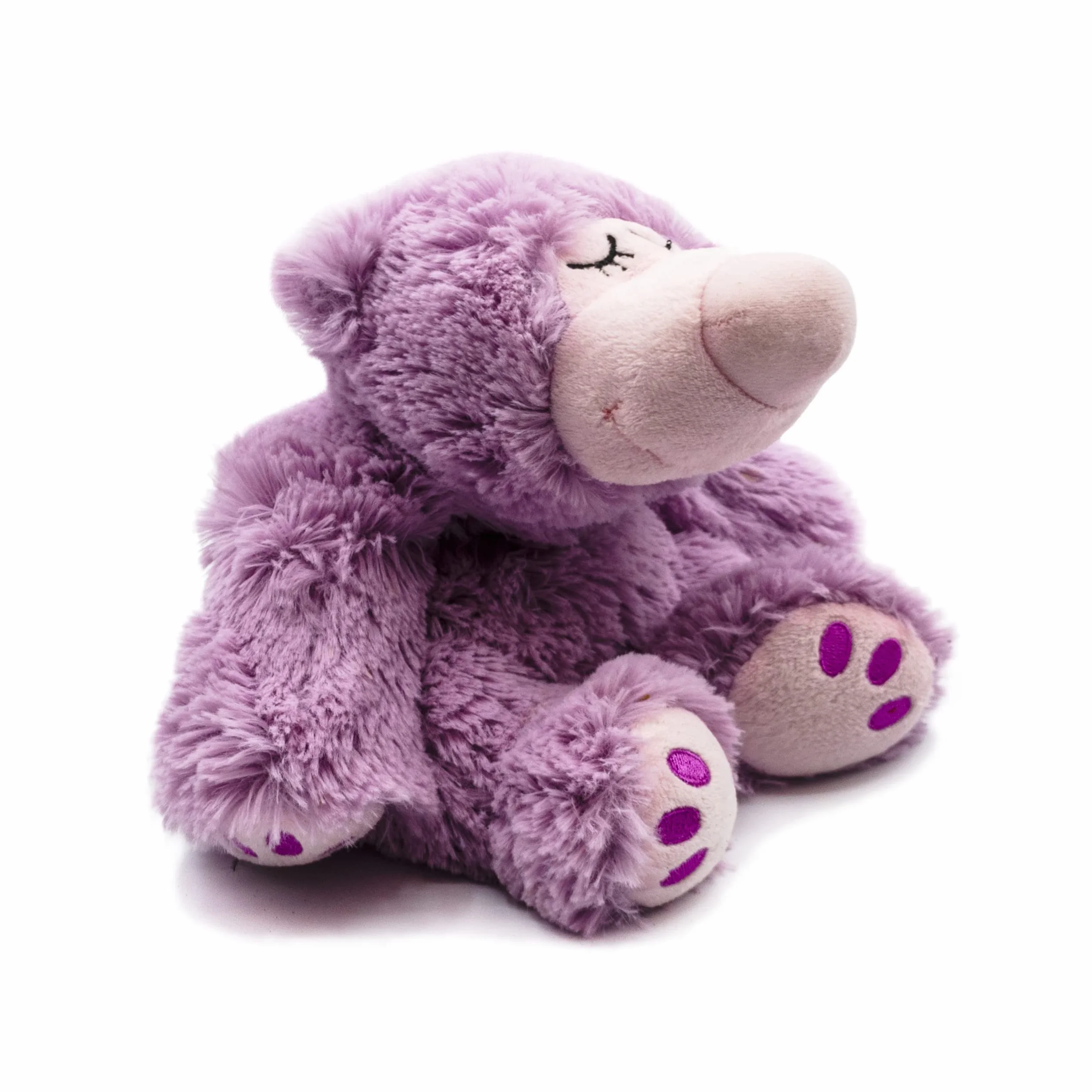 Peluche Térmico de Lavanda con Semillas Apto Microondas Calor Frío Oso Dormilón Púrpura