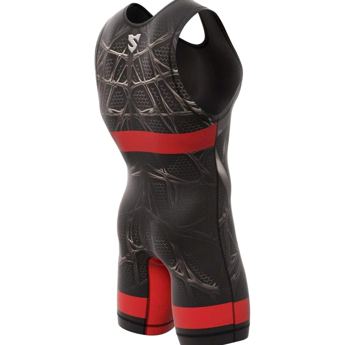 SMMASH Venomous Profesionalmente Camiseta de Lucha Libre para Hombres, Wrestling Traje, Lucha Libre Ropa, Wrestling Outfit, Material Transpirable y Antibacteriano