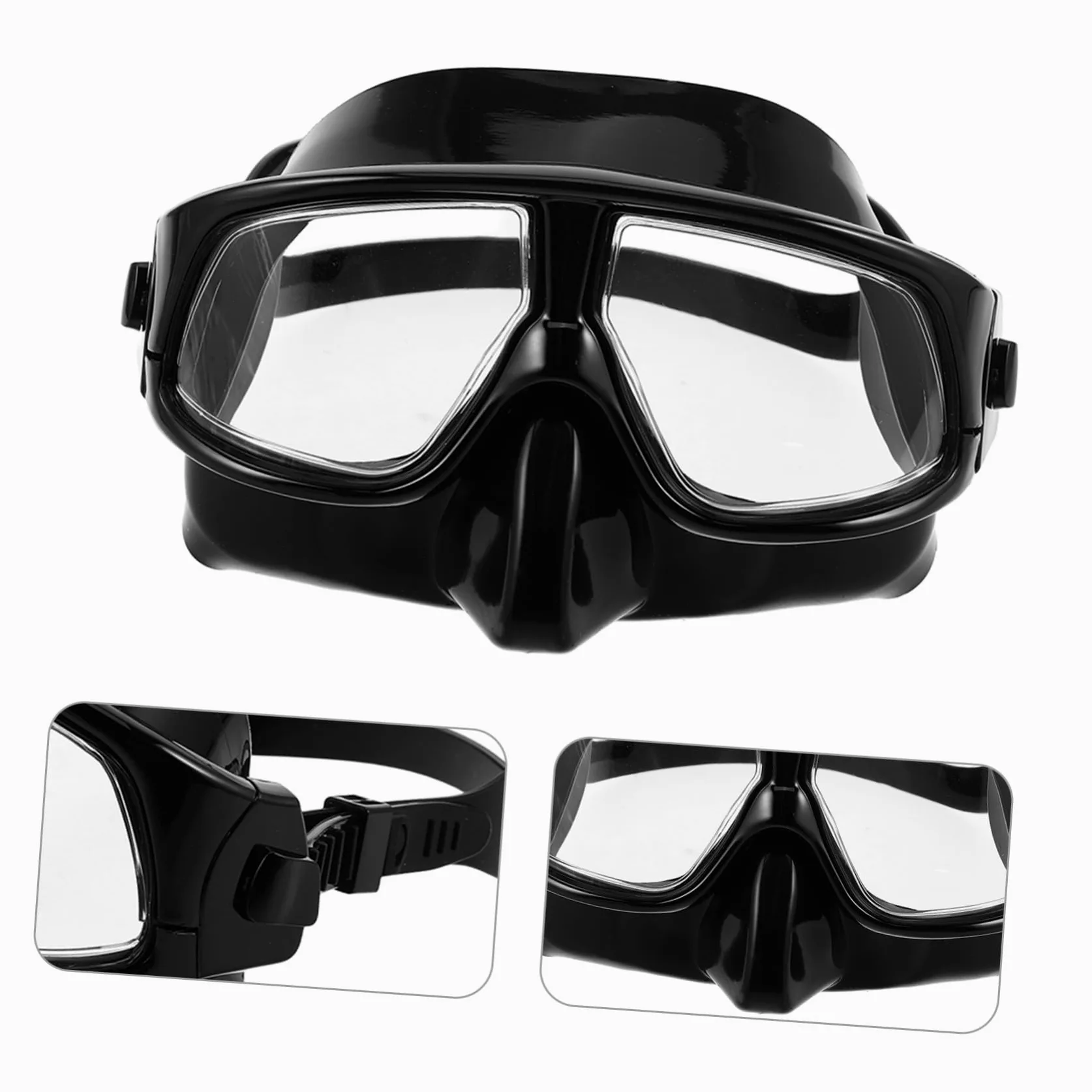 iplusmile Máscara de Buceo para Adultos Ligera con Sellado Antileak Visión y Nasal Gafas para Natación Snorkel y Buceo Piscina
