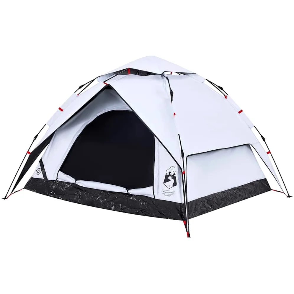 Tienda de campaña domo para personas, verde, con sistema de liberación rápida, tienda familiar impermeable para aventuras al aire libre, protección contra insectos, conexión E