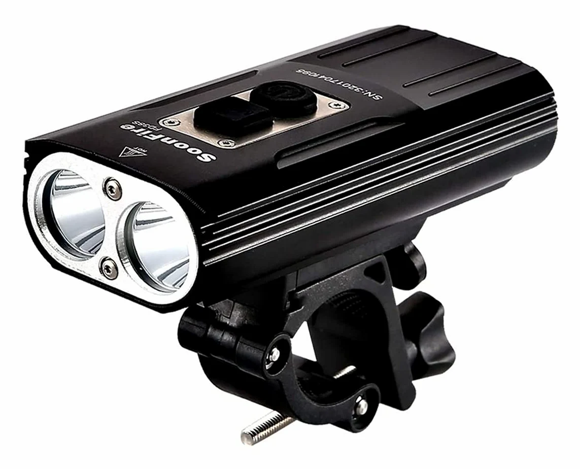 Farderos de Bicicletas Recargables USB FD38S, Dos lúmenes XM-L2 LED 1870, luz de Bicicleta súper Brillante Impermeable, ensamblaje Simple y desmontaje