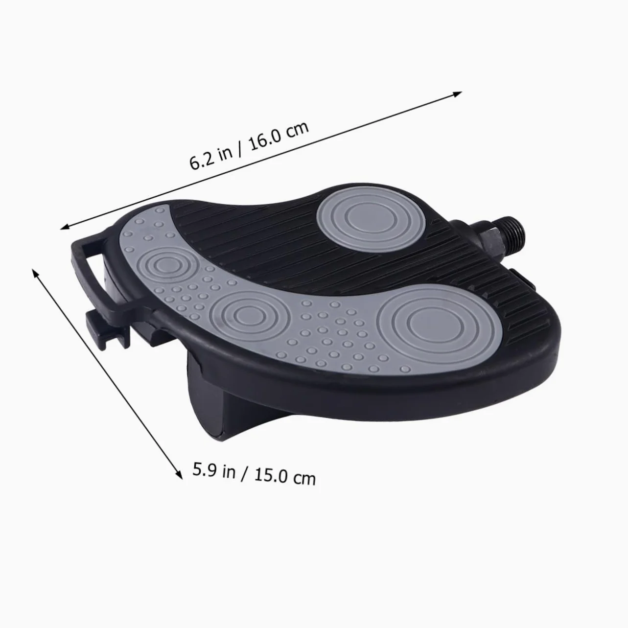 PRETYZOOM Pedales Prolongado Antideslizante con Bicicleta para Correa de Estática Aleatorio Estilo Cómodo y Hebilla Plástico Resistente en Ejercicio Uso Bicicletas de Carretera