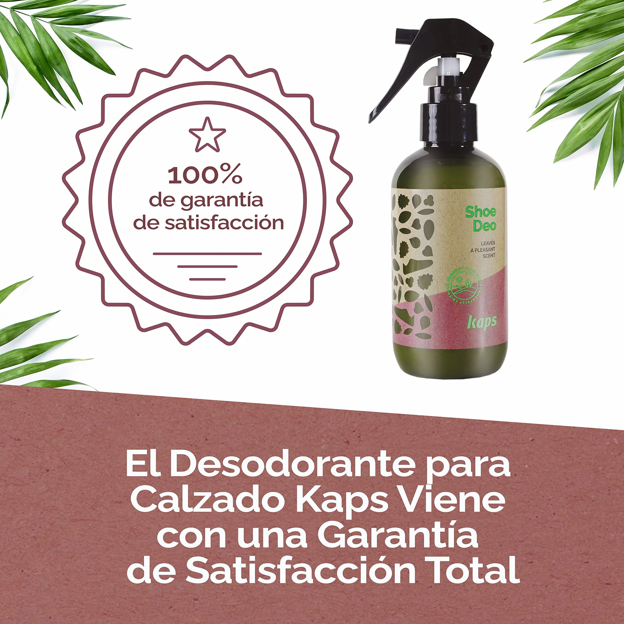 Kaps Shoe Deo Aerosol Eliminador de Olores para Zapatos 200 ml