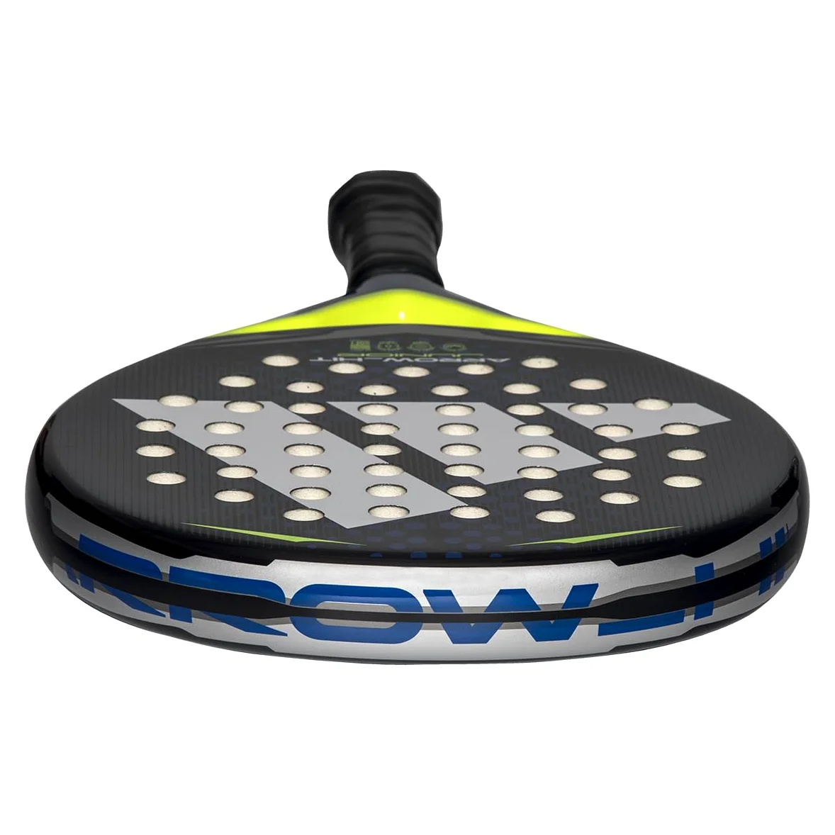 Pala de pádel adidas Arrow Hit Junior Azul, Forma Redonda,Goma eva Soft Performance,Fibra de Vidrio