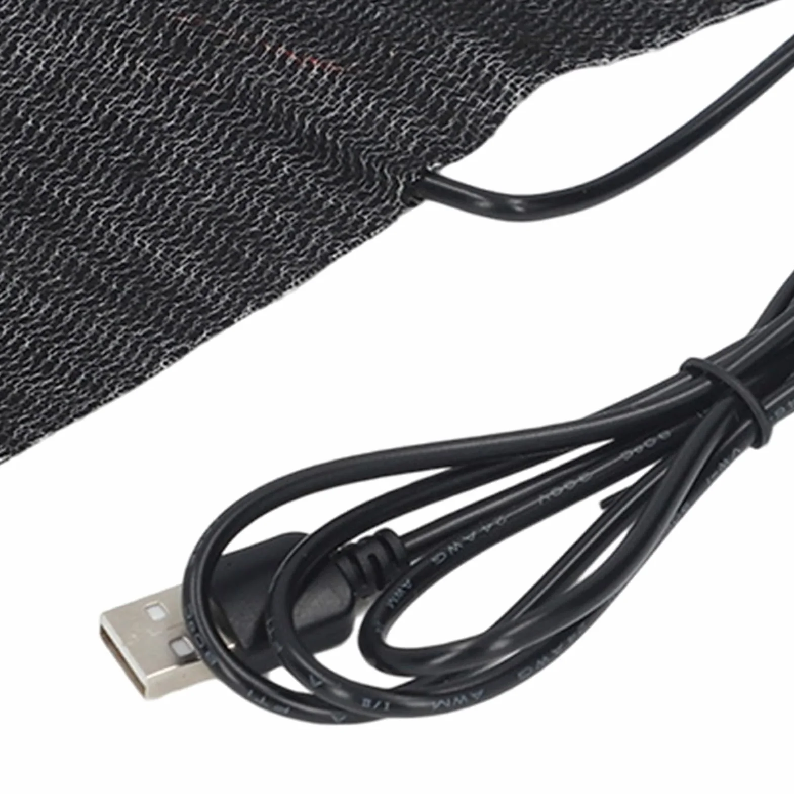 Hilitand Almohadilla eléctrica 5V USB Calentador para Mascotas 35-45°C 7.87x3.94 Pulgadas Negro