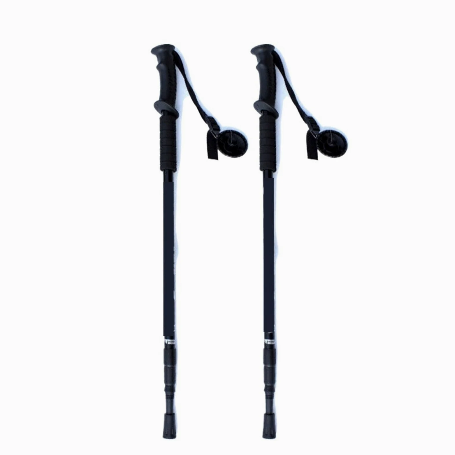 Paquete de 2 Bastones de Trekking Plegables para Senderismo, Camping y mochileros.