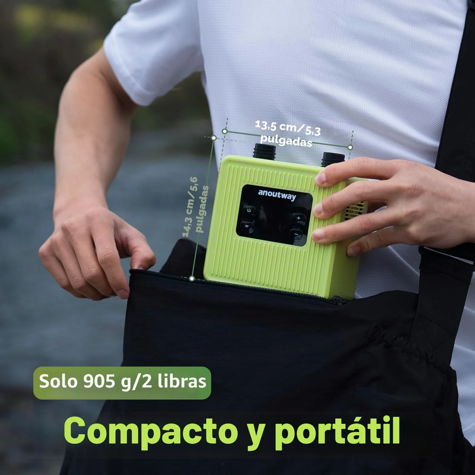 Super Tiny Bomba Eléctrica para Paddle Board 20PSI Recargable – Bomba de Aire Sup Portátil y Rápida, Inflado y Desinflado de Doble Etapa, Apagado Automático para Stand Up Paddle Boards