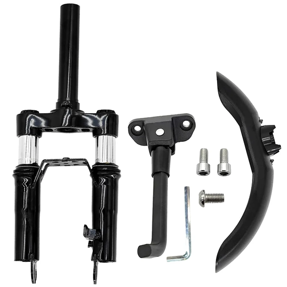 Para horquilla delantera Ninebot, para Ninebot MAX Scooter eléctrico Soporte de pie de horquilla delantera, para Ninebot Max Scooter Kit de amortiguador hidráulico