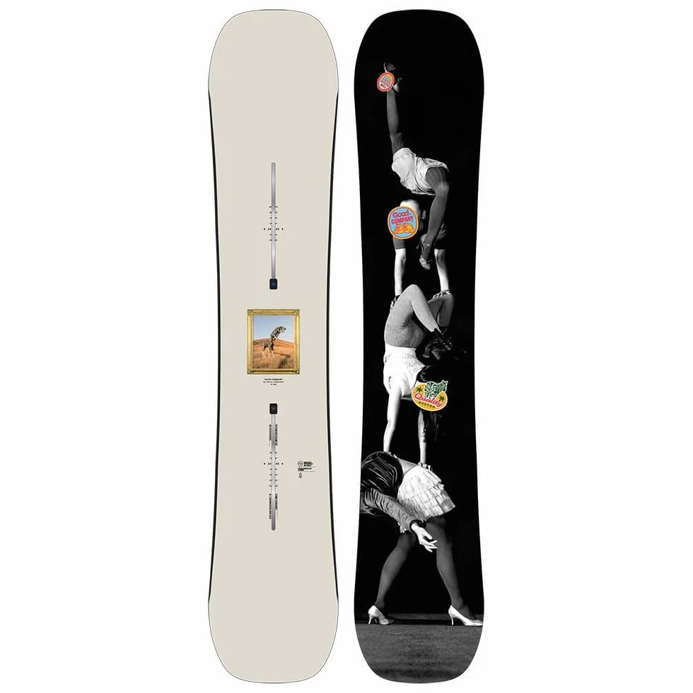 Burton Good Company - Tabla de Snowboard para Hombre, Color Beige