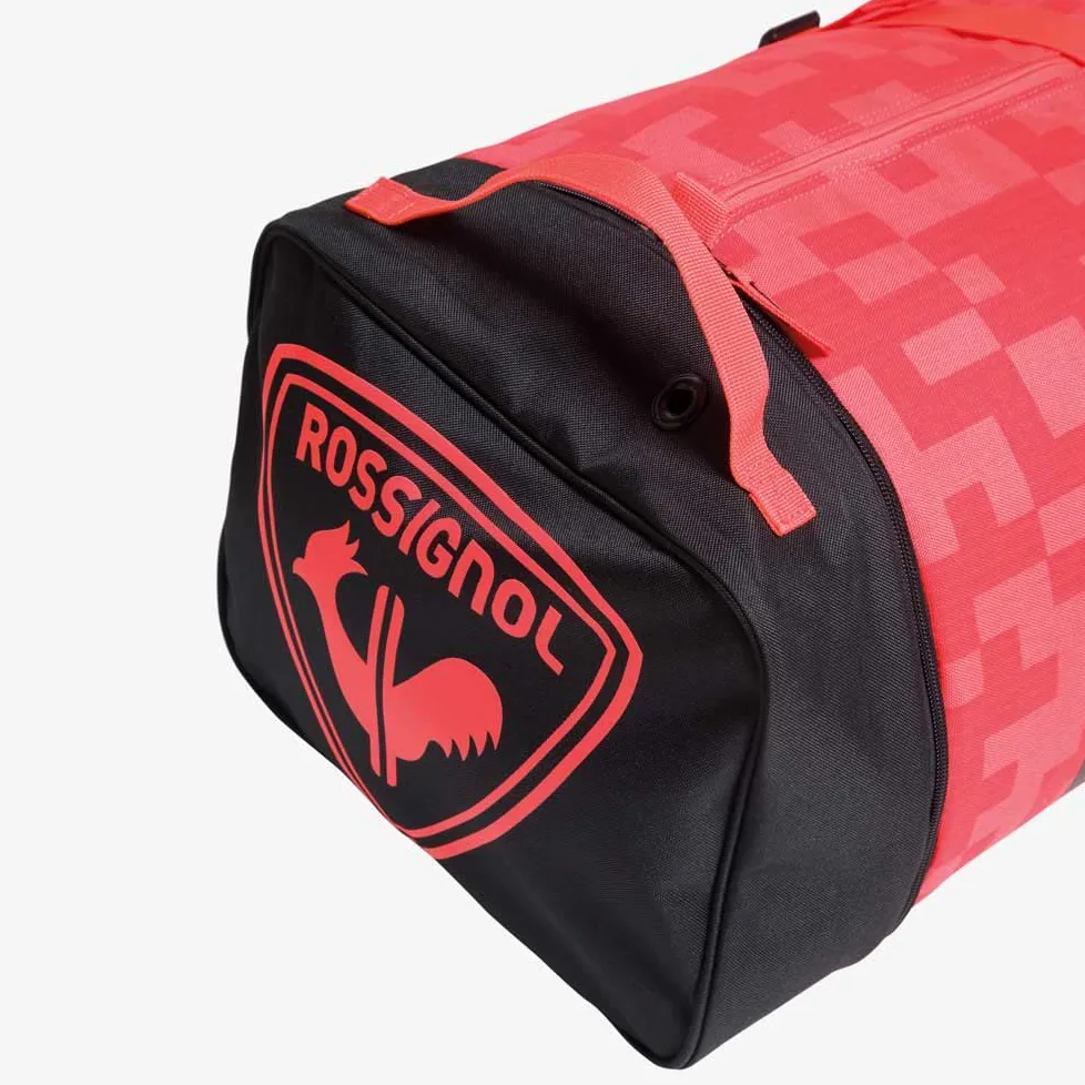 Rossignol - Funda de esquí Hero Ski Bag 2 A 3 Pares Ajustable, 190 cm a 220 cm, Talla única, Color Rojo