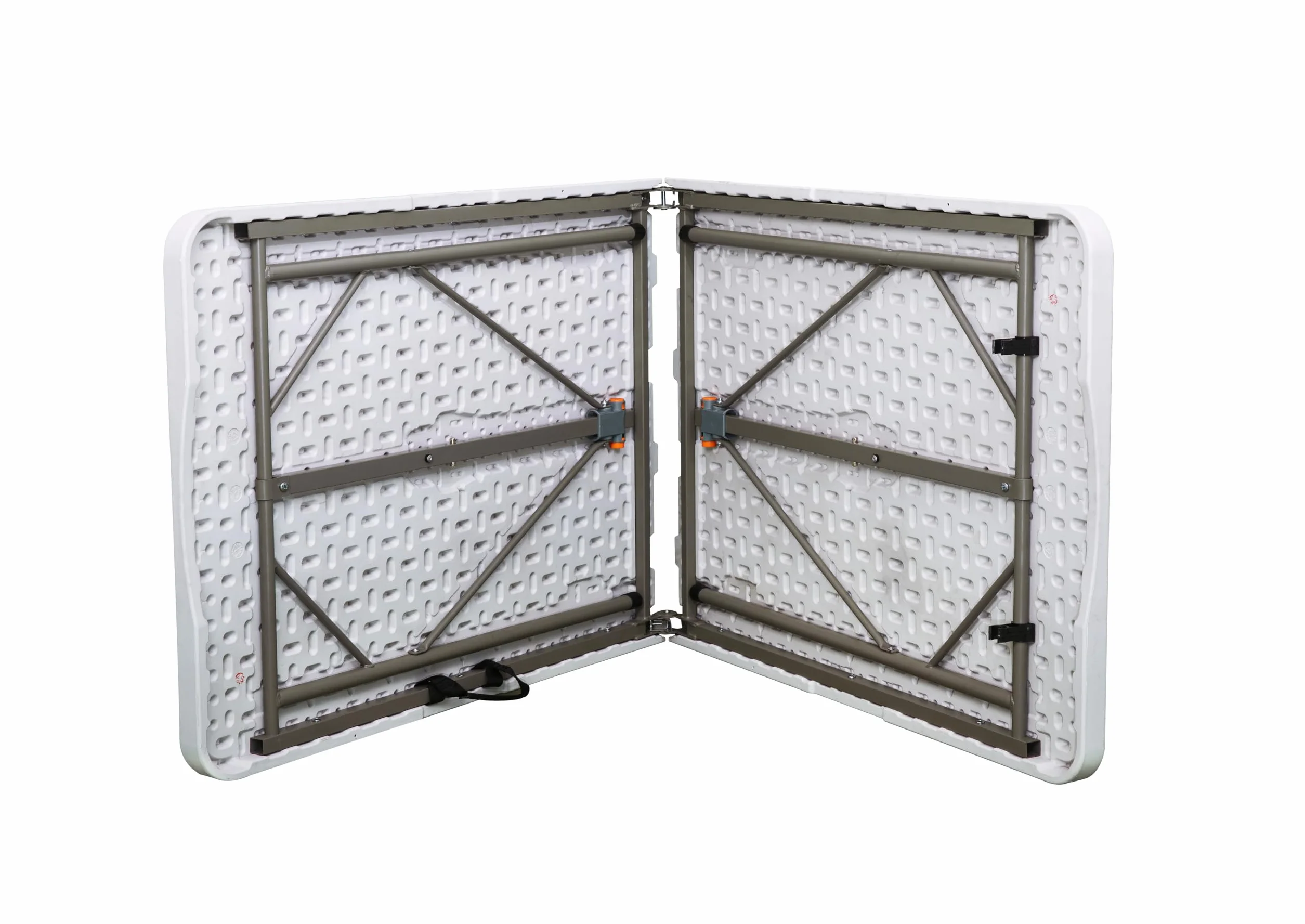 KG KITGARDEN Mesa Plegable Portátil Apertura Automática 180 x 70 x 74 cm Blanco