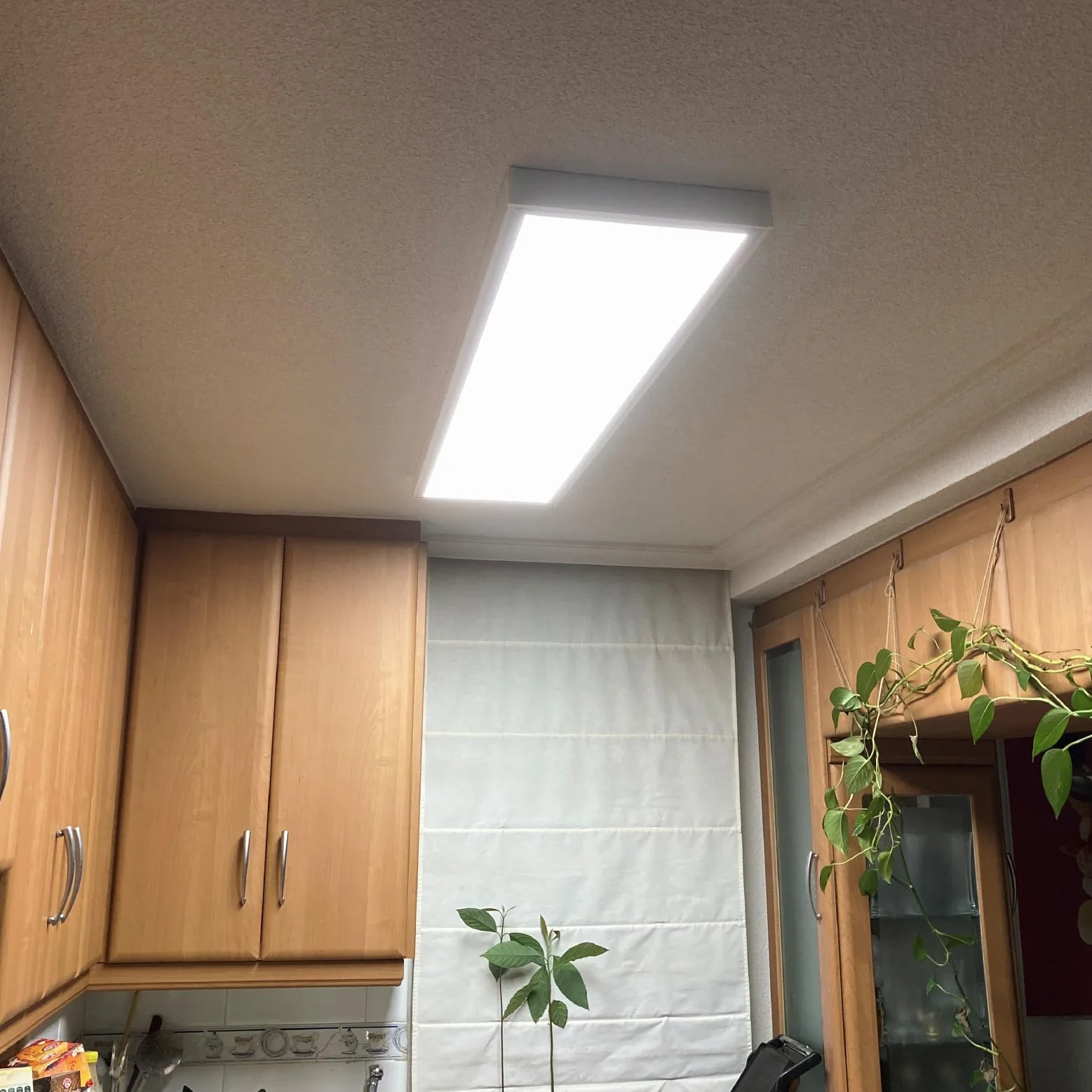 Plafon LED Panel Superficie 120x30cm 48W CCT 5000 Lumenes