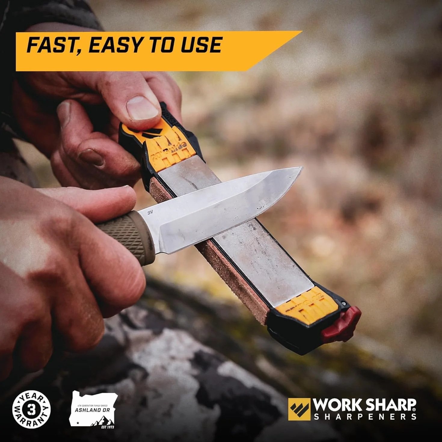 Work Sharp WSGFS221 - Afilador de Mano