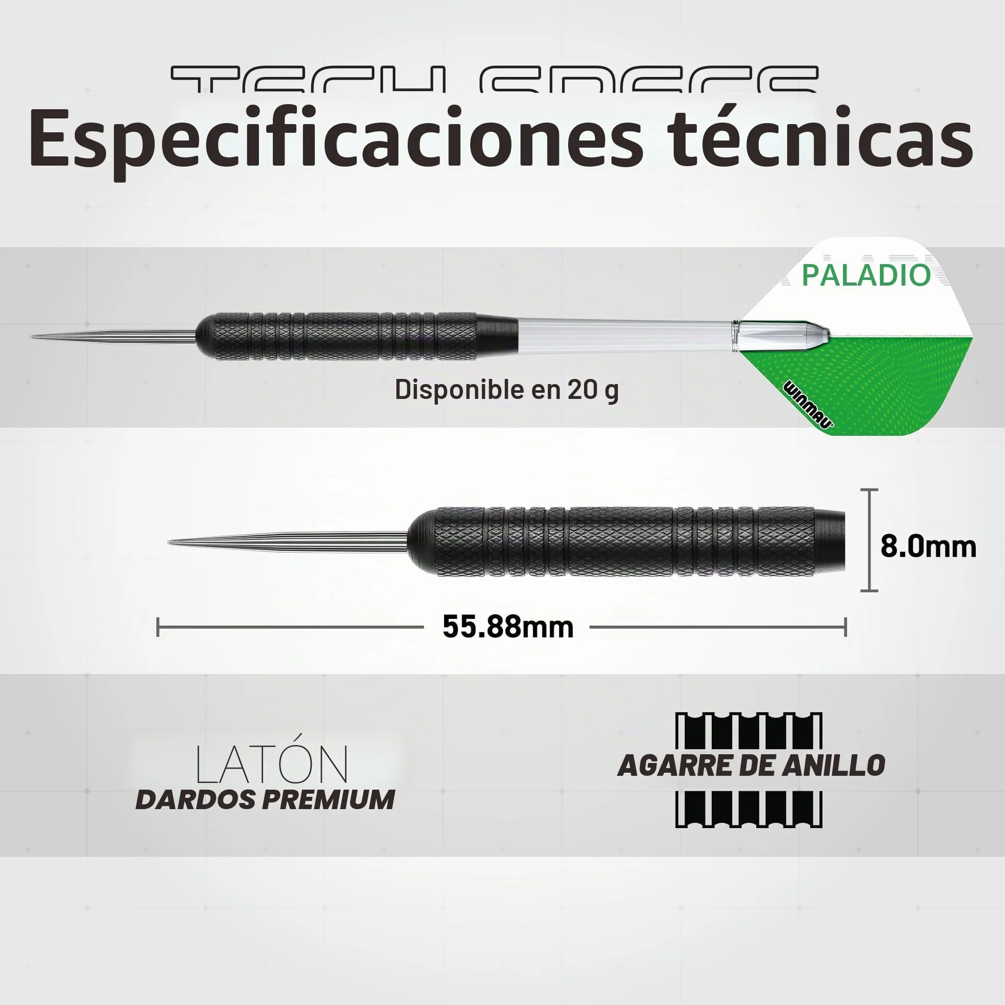 Winmau Diamond Plus Diana de Torneo PDC Sistema de Alambre Ultrafino Sisal de Alta Densidad