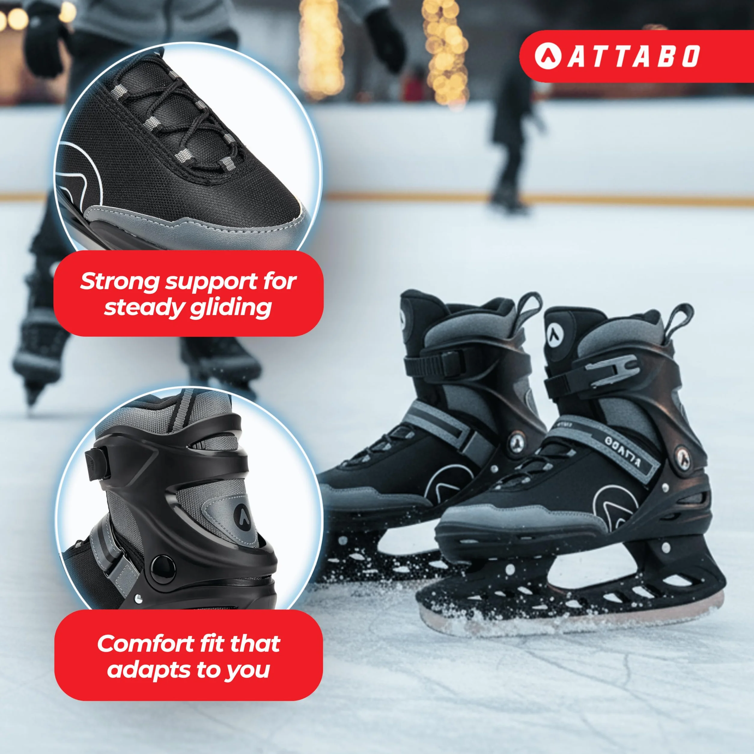 ATTABO Tora Patines de Hielo Hombre