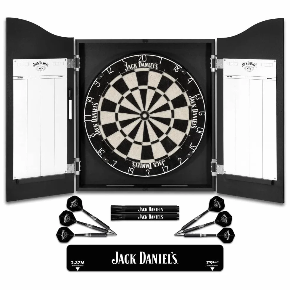 Jack Daniel's Dardos Diana Oficial Negro Logotipo JD