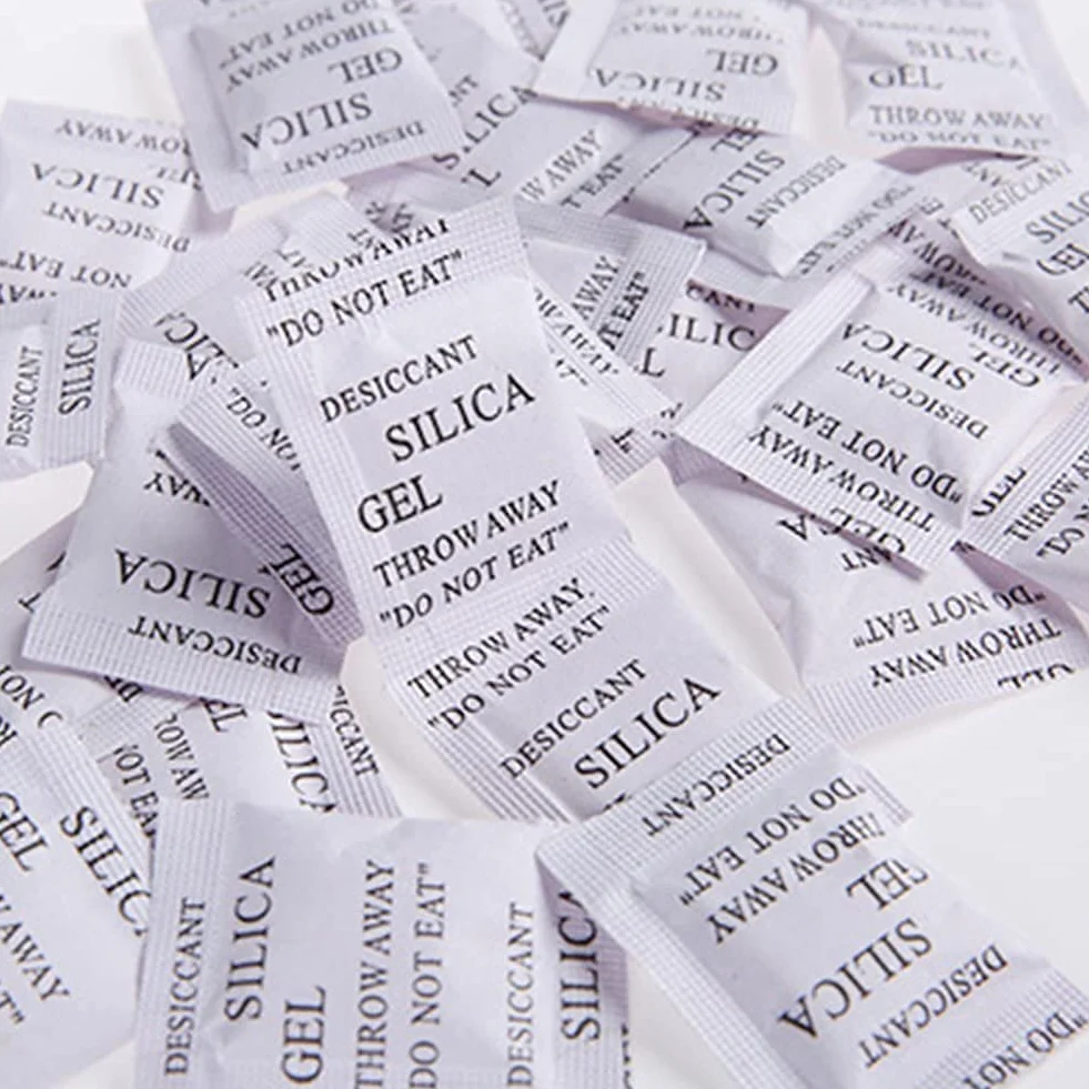 Bolsas de Gel de Sílice Sachets Desecante 100 Paquetes 1 g