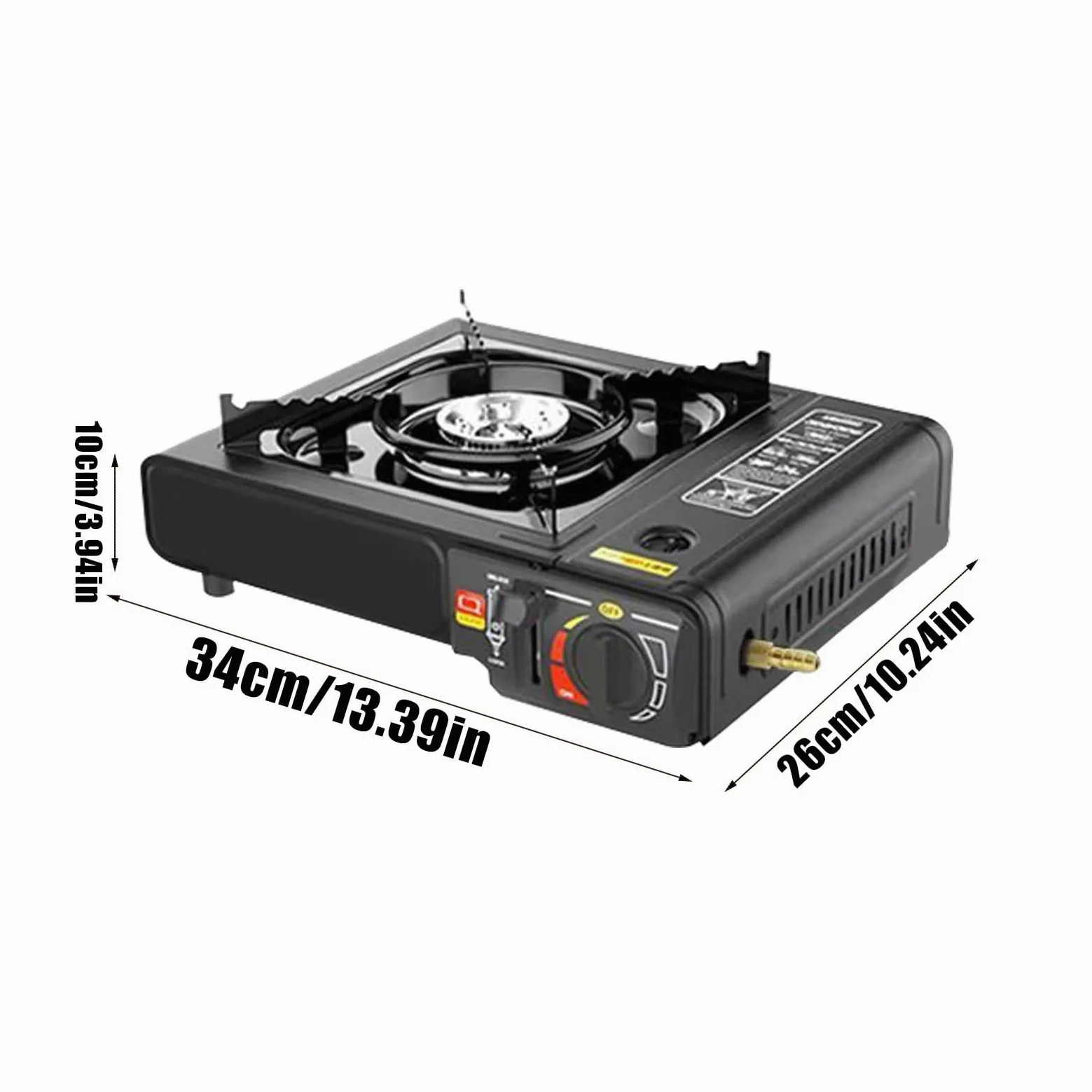 Hornillo portátil para camping Equipo Quemador Supervivencia Con Encendido | Estufa Portátil para supervivencia al aire libre, picnic, camping, senderismo, pesca, mochilero, viaje por c