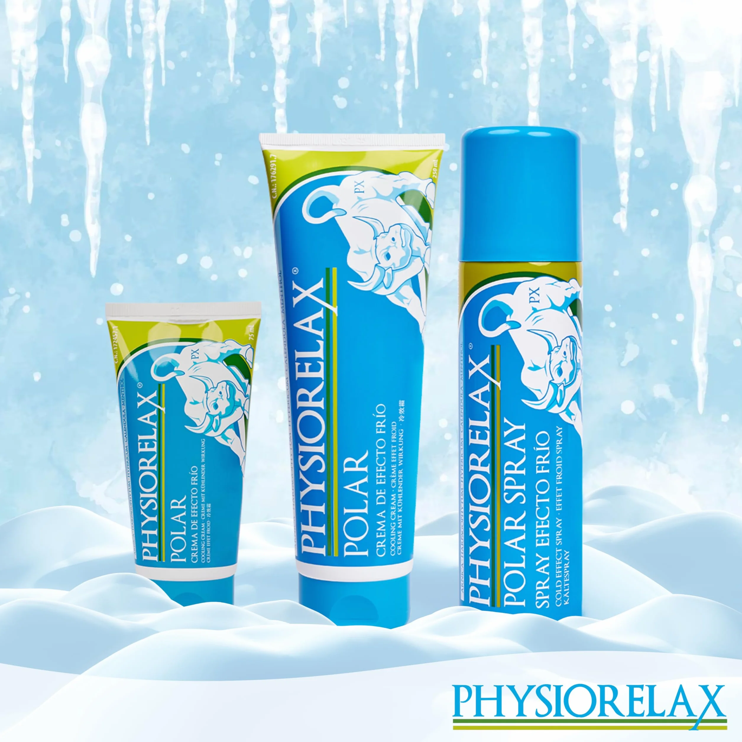 Physiorelax Polar Spray Efecto Frío 150 ml Árnica Ingredientes Naturales