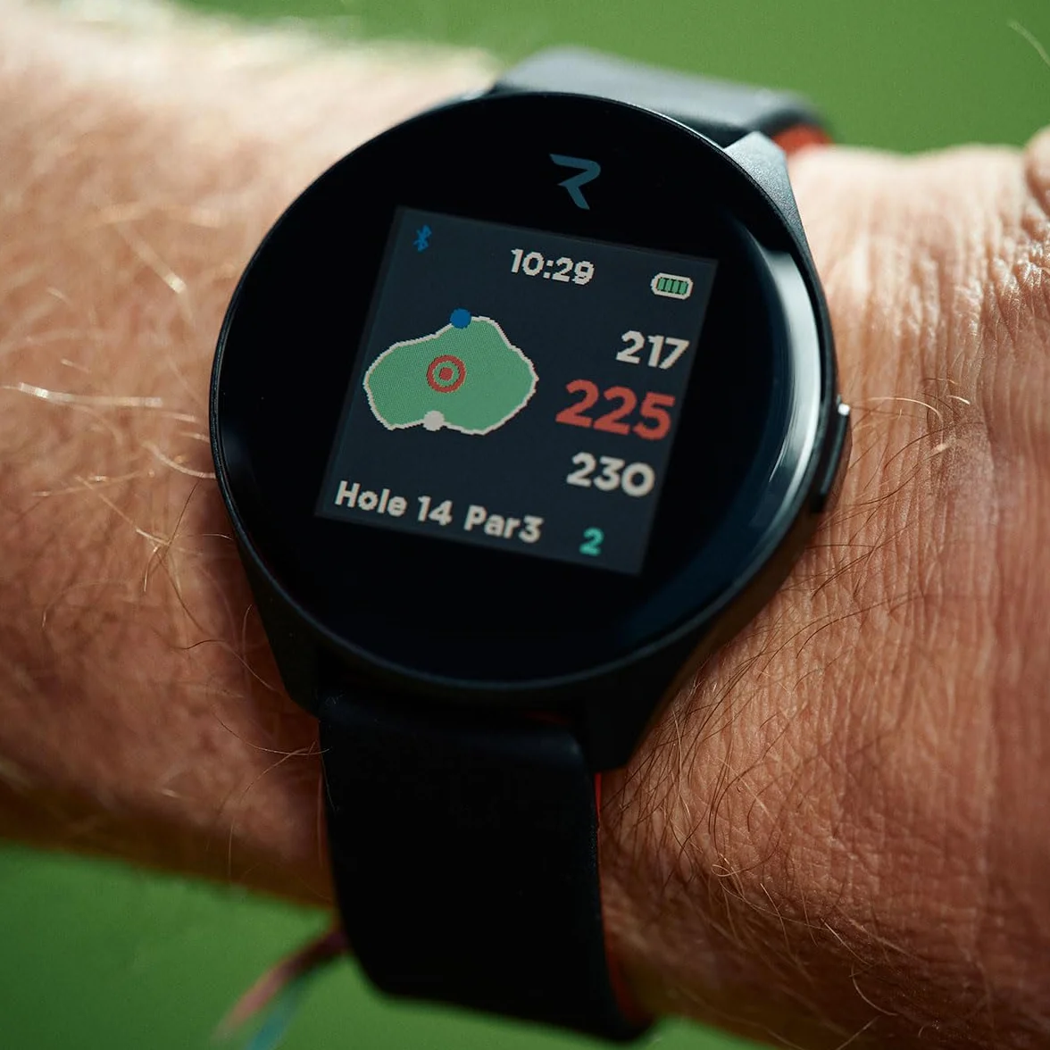 Watch2 - Reloj GPS de golf con pantalla táctil, más de 42,000 campos, posicionamiento de pines, distancias de peligro FCB, rastreador de tiros, rastreador de puntuación, visión verde, IPX7 impermeable