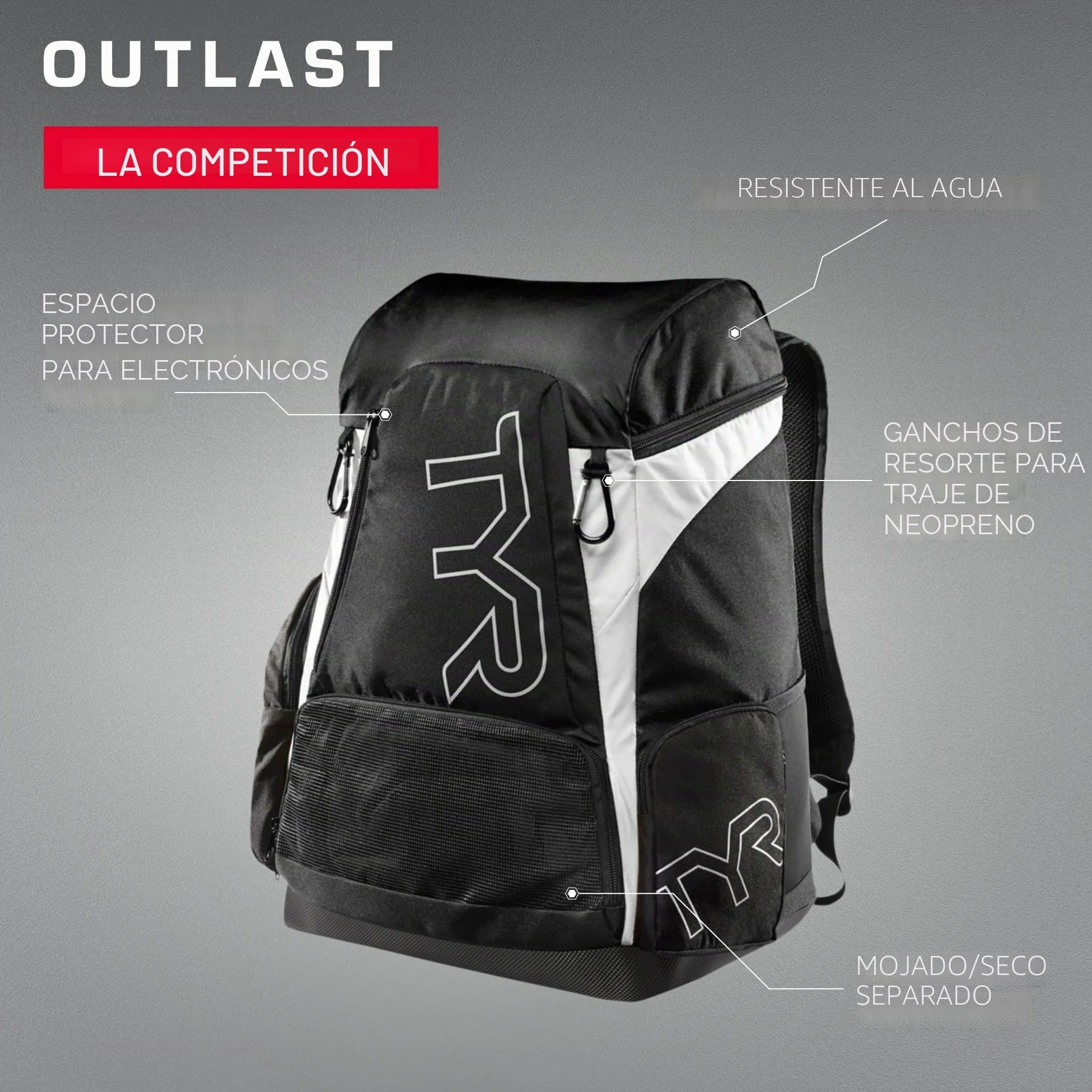 TYR Mochila Alliance Mochila Unisex adulto (Pack de 1)