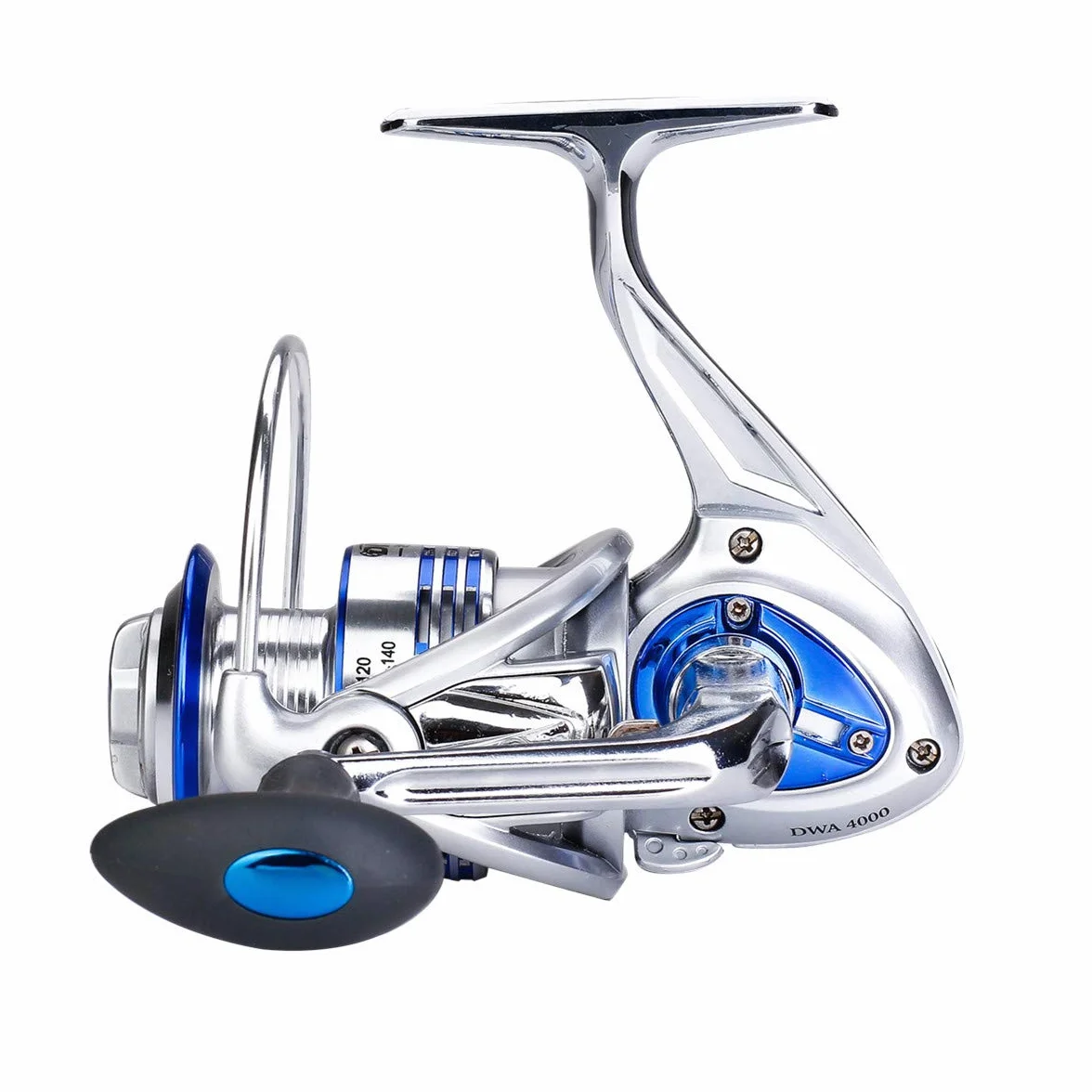 Diwa Carretes de Pesca Spinning para Agua Salada Agua Dulce 3000 4000 5000 6000 7000 Carretes Ultra Lisos Ultraligeros Equipo Potente Cuerpo de Metal Carretes de Pesca en Hielo