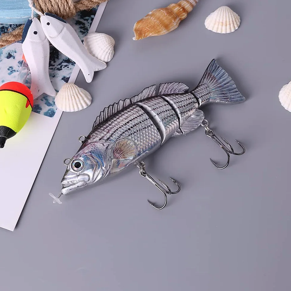 Cebo Artificial electrónico Inteligente, Wobbler, pez, natación automática, señuelo de Pesca robótico