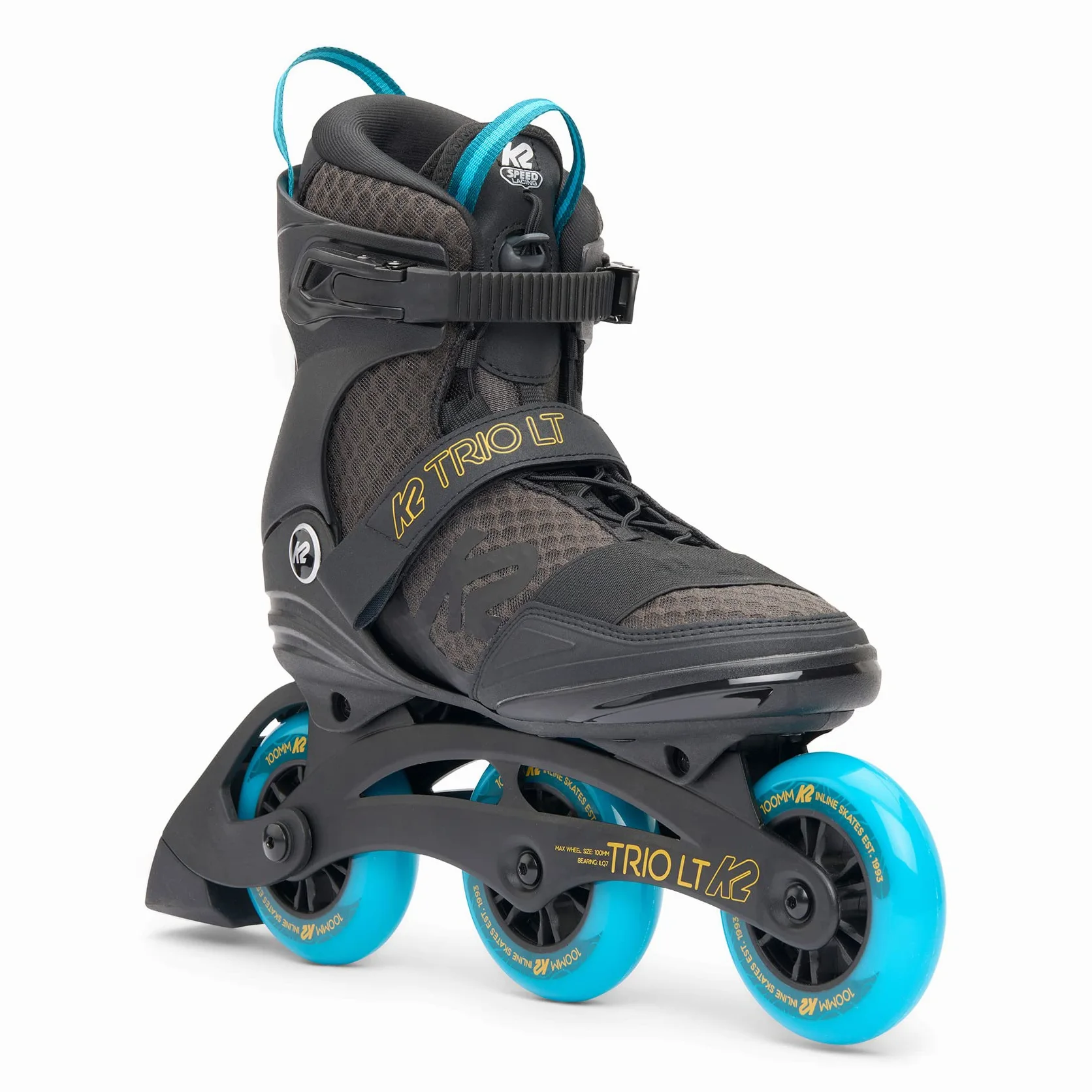 K2 Trio LT 100 Inline Skate 2023 Black/Blue
