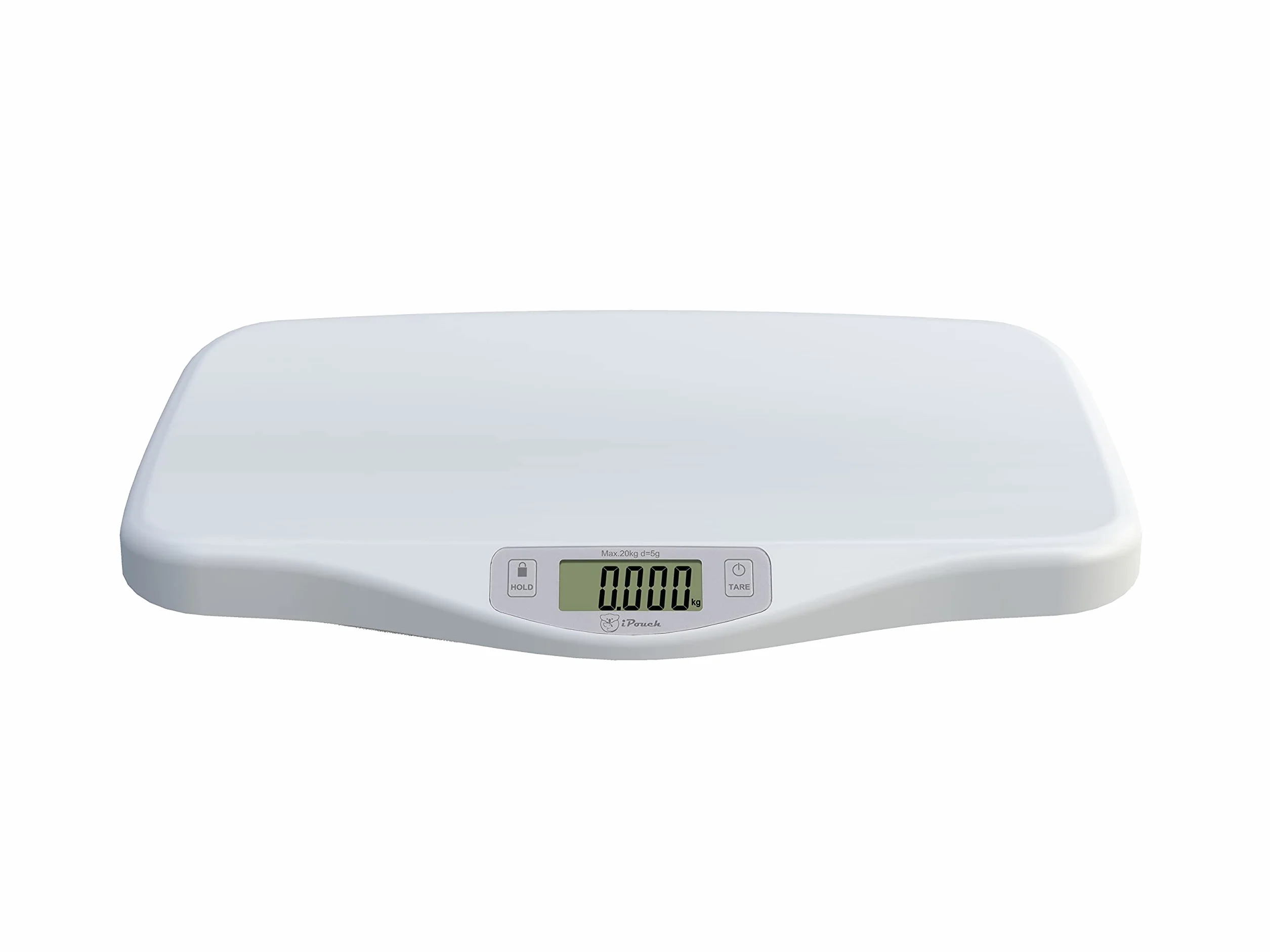 Báscula para Bebés Digital Alta Precisión 5 g 20 kg KG LB OZ Blanco