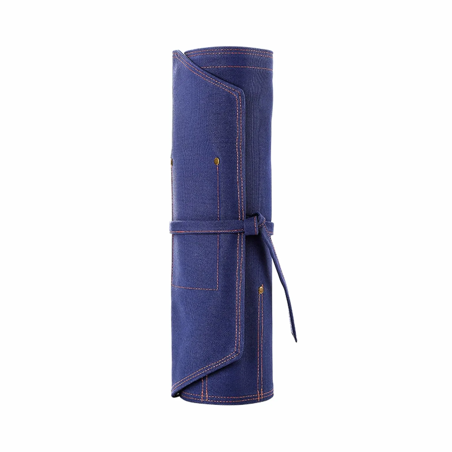 Estuche for Cuchillos de Lona Encerada, 12 Ranuras for Cubiertos, Funda Protectora, Bolsa de Almacenamiento portátil for Cuchillos, Ideal for Camping o Trabajo.(Blue)