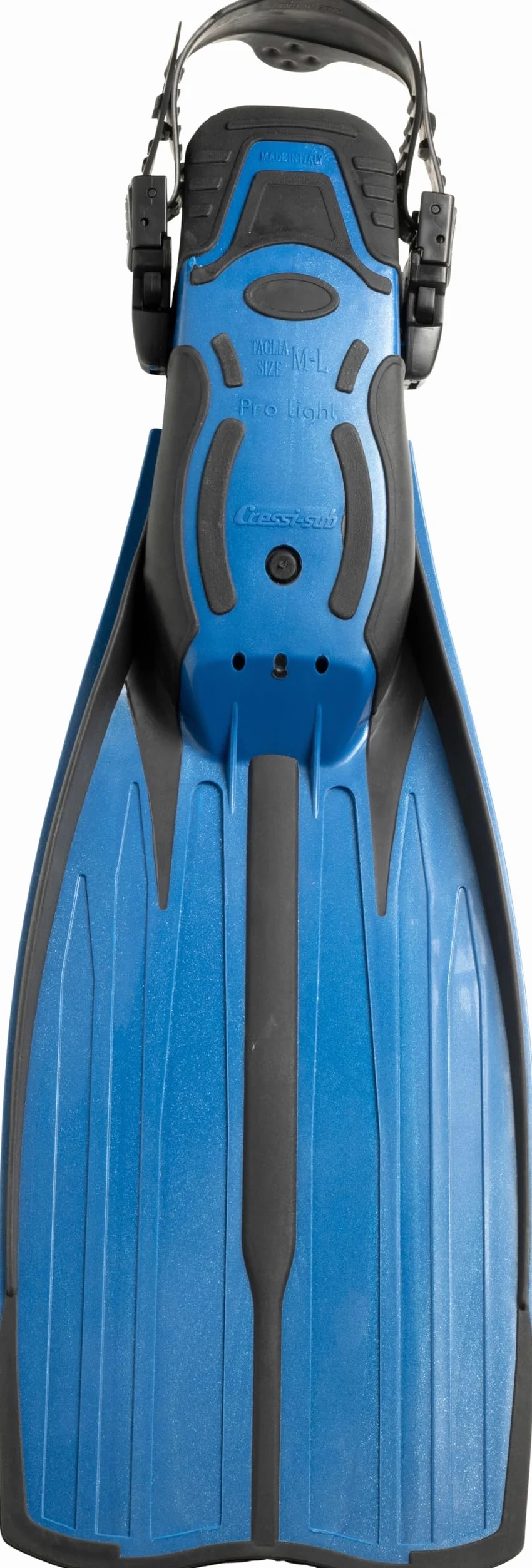 Cressi Pro Light - Aletas para Buceo con talón Abierto, Fabricadas en Italia, Calidad Italiana Desde 1946
