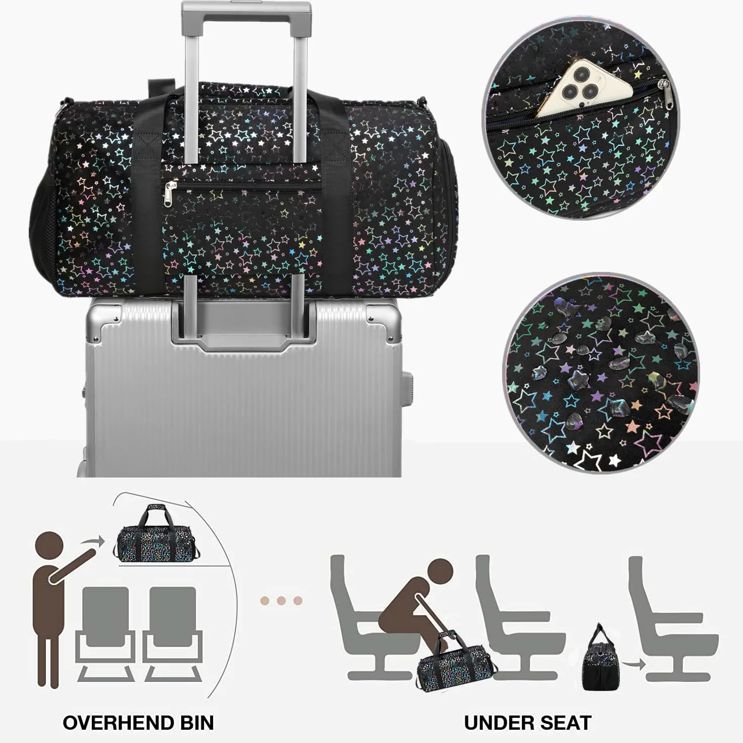 Bolsas de Deporte Infantiles Bolsos de Gimnasio Bolsa Deporte Niña Bolsa Viaje Niña Bolsa Piscina Niña Bolsa Esterilla Yoga