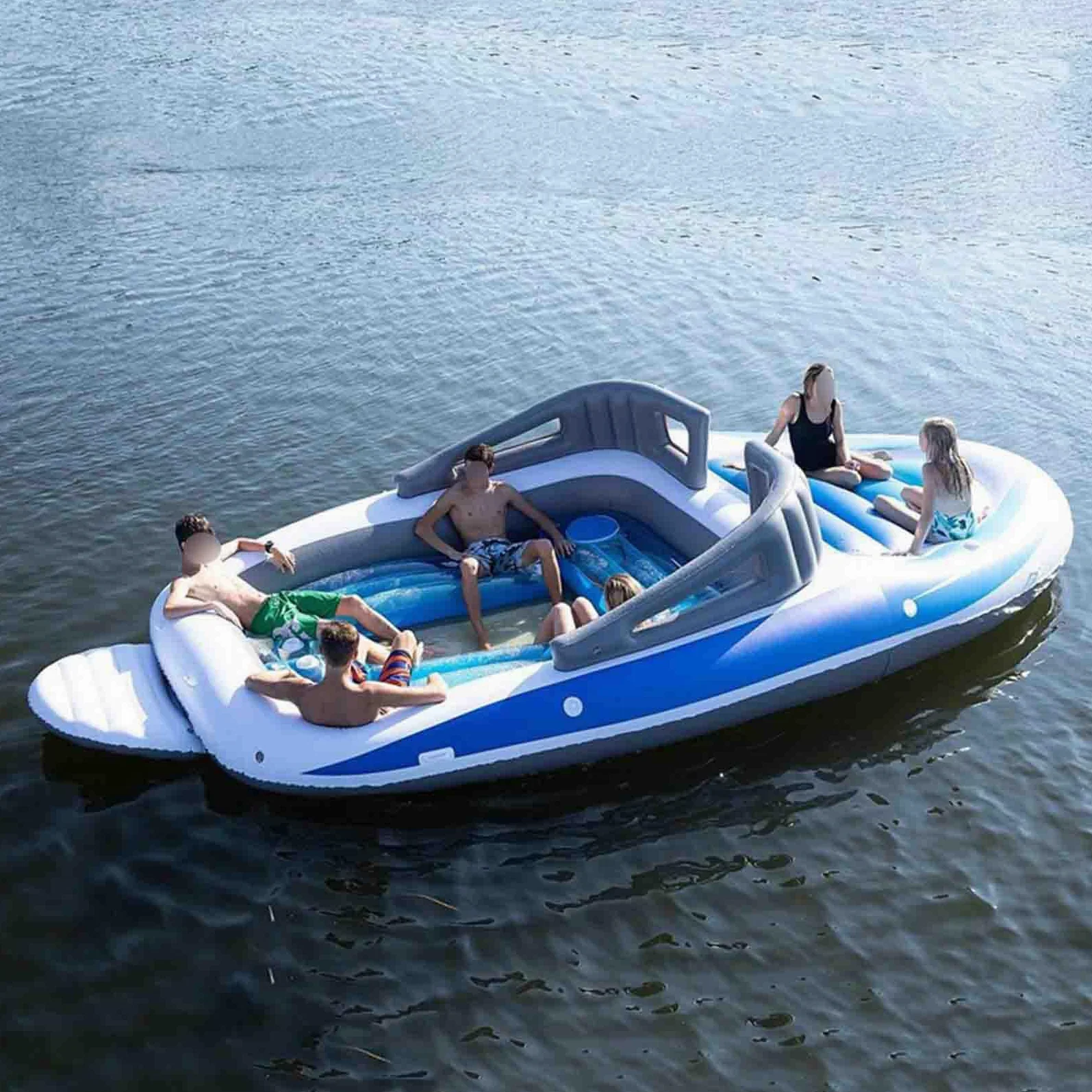 Bote Inflable Bote De Pesca Inflable for Adultos 1-6 Personas Bote Inflable for Niños Balsa Inflable for Pesca Balsa Inflable Kayak Inflable