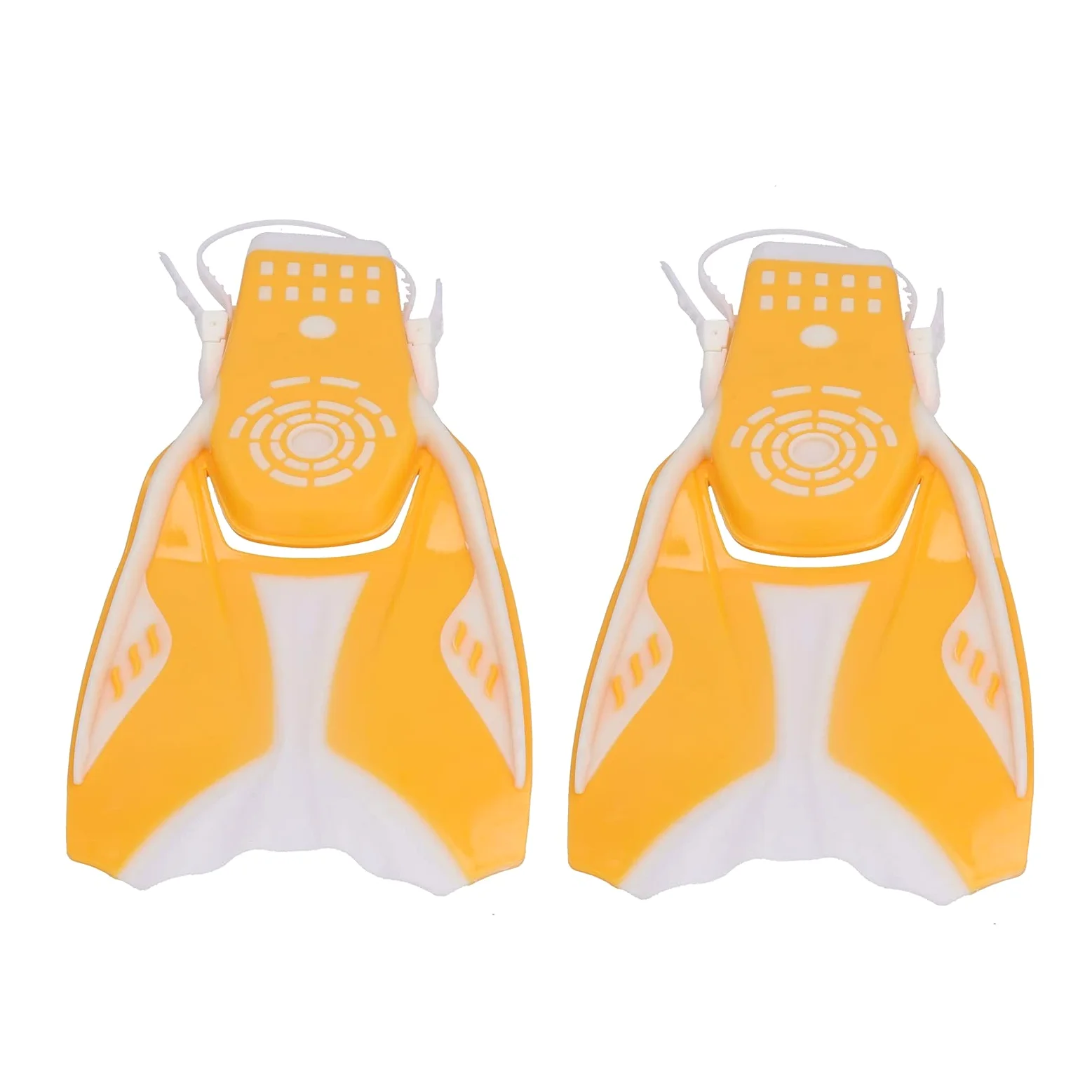 Aletas de natación Ajustables con Correas de Ajuste rápido para Snorkel y Buceo, cómodas Aletas de Buceo de talón Abierto con Hoja Larga para una propulsión eficiente