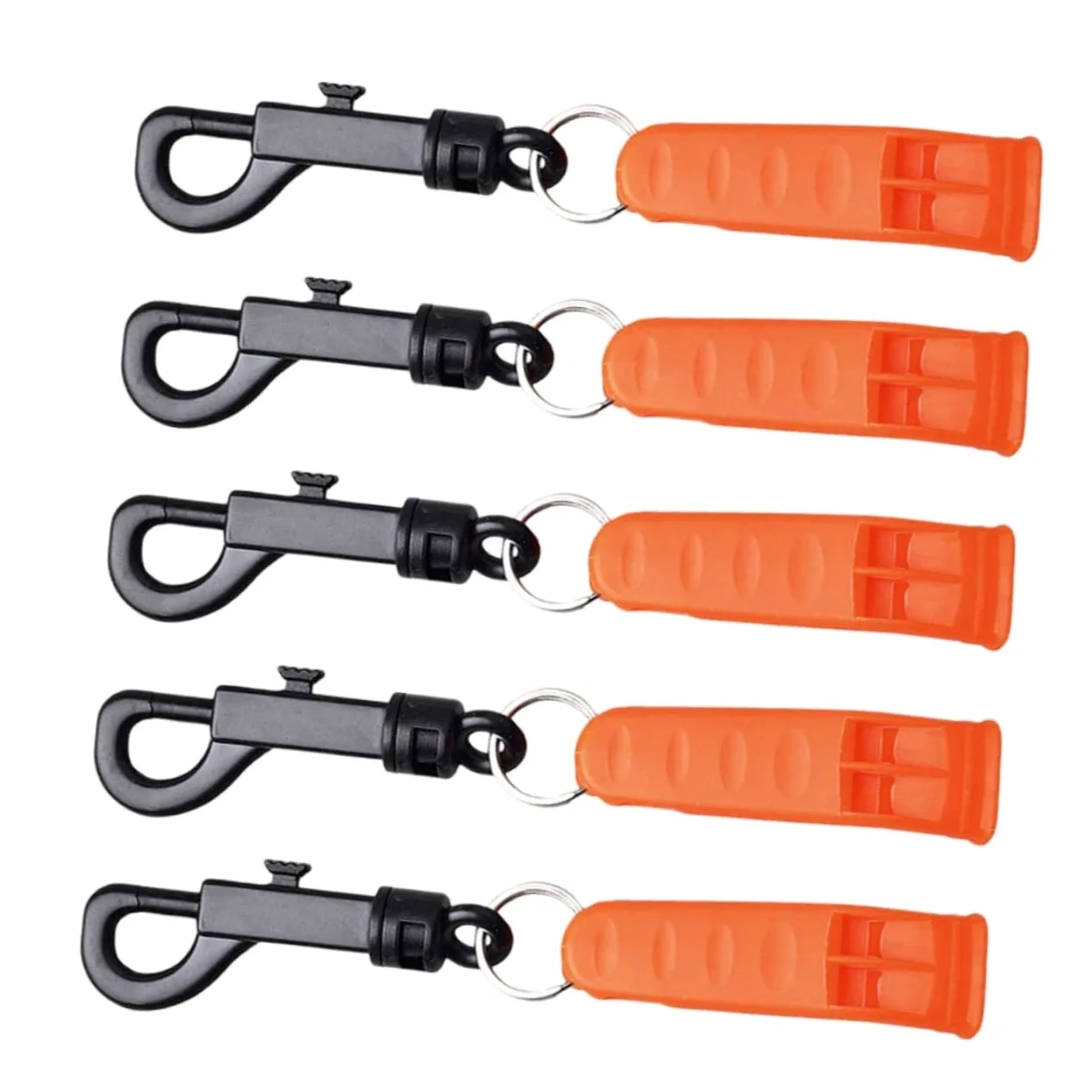 TOYANDONA Silbato De Emergencia Cámping Senderismo Supervivencia Silbato De Supervivencia Silbar Partidos Silbato De Senderismo Silbato De Seguridad Orange El Plastico